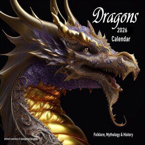 Dragon Calendar 2026 Dragon Picture Collectible Decor Dragons Planner